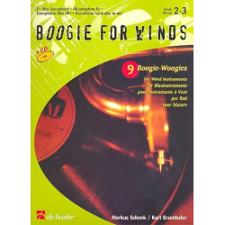 Boogie for winds (+ CD) : 9 Boogie-Woogies for wind instruments - Markus Schenk