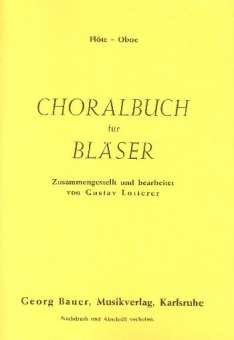 Choralbuch für Bläser - 01 Flöte, Oboe