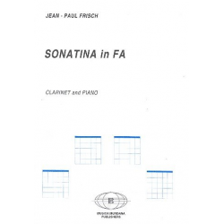 Sonatina en fa : pour clarinette et piano - Jean-Paul Frisch