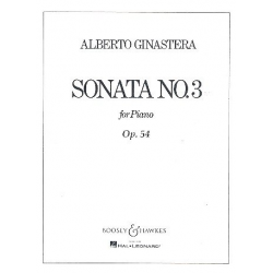 Sonata no.3 op.55 : for piano - Alberto Ginastera