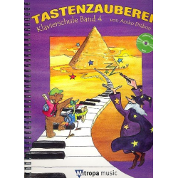 Tastenzauberei Band 4 (Buch + CD + Online-Audio) - Aniko Drabon