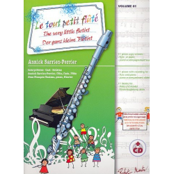 Le tout petit fluté (+CD) : pour flute et piano - Annick Sarrien-Perrier
