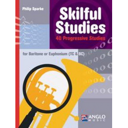 Skilful studies : for baritone or euphonium (TC/BC) - Philip Sparke