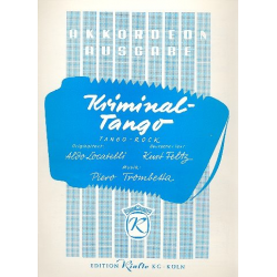 Kriminal-Tango : für Akkordeon - Piero Trombetta