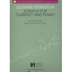 Sonata (+CD) : for clarinet and piano - Leonard Bernstein