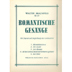 Romantische Gesänge op.58 - Walter Braunfels