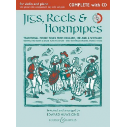 Jigs, Reels & Hornpipes (+CD) : for violin and piano