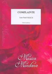 Complainte : for clarinet and piano - Jean-Paul Frisch