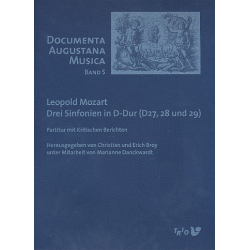 Drei Sinfonien in D-Dur (D27, 28 und 29) - Leopold Mozart