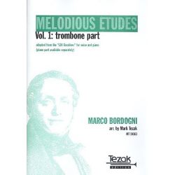 Melodious Etudes Vol 1 - Trombone BC - Marco Bordogni