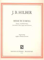 Messe d-Moll : für gem Chor - Johann Baptist Hilber