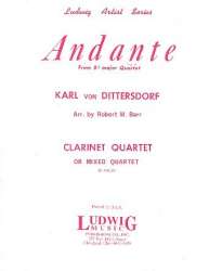 Andante from quartet b flat major : - Carl Ditters von Dittersdorf