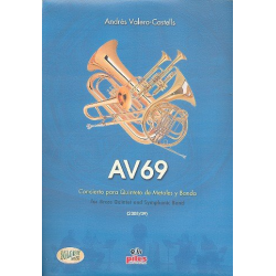 AV69 : für 2 Trompeten, Horn, Posaune - Andrés Valero-Castells