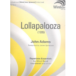 Lollapalooza : for wind band - Full Score - John Coolidge Adams