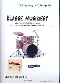 Bläserklassenschule "Klasse musiziert" - Stimme Schlagzeug und Stabspiele