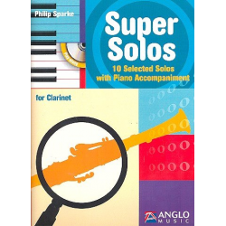 Super Solos (+CD) : for clarinet and piano - Philip Sparke