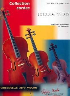 10 Duos inédits : für 2 Violoncelli