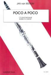 Poco a Poco - 113 Short Technical Studies for Clarinet - Jan van Beekum