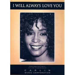 I will always love You : for piano/vocal/guitar - Dolly Parton
