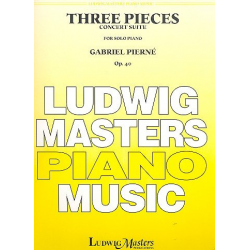 3 Pieces op.40 : - Gabriel Pierne