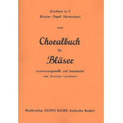Choralbuch für Bläser - 00 Direktion - Gustav Lotterer