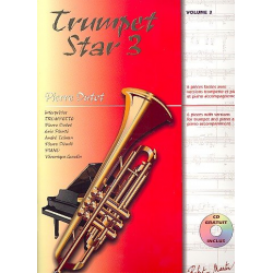 Play Along - Trumpet Star Vol. 3 - 6 easy pieces for trumpet and piano - Pierre Dutot