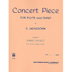 Concert Piece op.97 : for flute and piano - Salomon Jadassohn