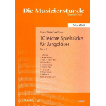 10 leichte Spielstücke für Jungbläser Band 2 - Franz Watz
