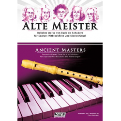 Alte Meister für Sopran-/Altblockflöte und Klavier/Orgel - Franz Kanefzky