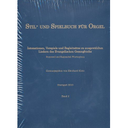 Stil- und Spielbuch für Orgel - Eberhard Klotz
