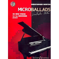 Microballads (+CD) : for piano - Christopher Norton