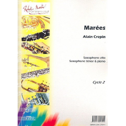 Marées : pour saxophone alto - Alain Crepin