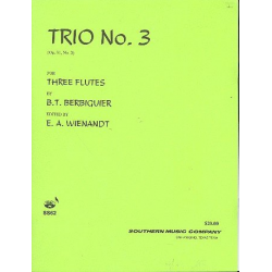 Trio op.51 no.3 : for 3 flutes - Benoit Tranquille Berbiguier