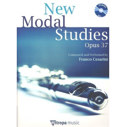 New Modal Studies op.37 (+CD) für Flöte - Franco Cesarini