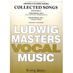Collected songs vol.1 : - Arnold Schönberg