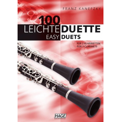 100 Leichte Duette für 2 Klarinetten - Franz Kanefzky
