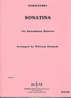 Sonatina for 5 Saxophone