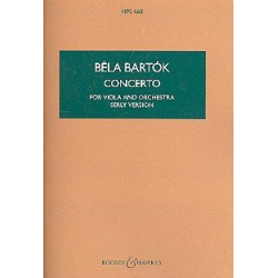 Konzert : für Viola und Orchester - Bela Bartok