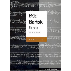 Sonata : for solo violin - Bela Bartok