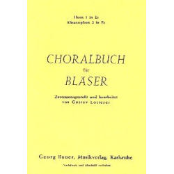 Choralbuch für Bläser - 07 1. Horn in Eb, 2. Altsaxophon Eb