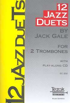 12 Jazz Duets for 2 Trombones (with Play Along CD)