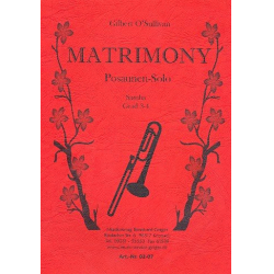 Matrimony (Samba, Solo für 1-3 Posaunen) - Gilbert O´Sullivan / Arr. Erwin Jahreis