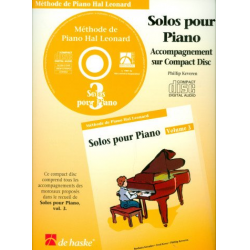 Méthode de piano Hal Leonard vol.3 - Solos (+CD) : - Barbara Kreader