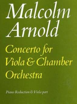 Concerto for viola and orchestra :