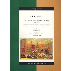 Orchestral Anthology vol.1 : Piano - Aaron Copland