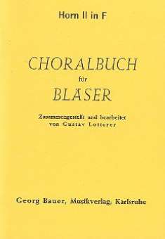 Choralbuch für Bläser - 25 2. Horn F