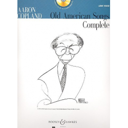 Old American Songs complete (+CD) : - Aaron Copland