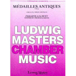 Medailles antiques : for flute, violin - Philippe Gaubert