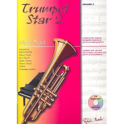 Play Along - Trumpet Star Vol. 2 - 6 easy pieces for trumpet and piano - Pierre Dutot