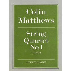 String Quartet No.1 (score) - Collin Matthews